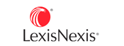 Red sphere with white lines LexisNexis logo