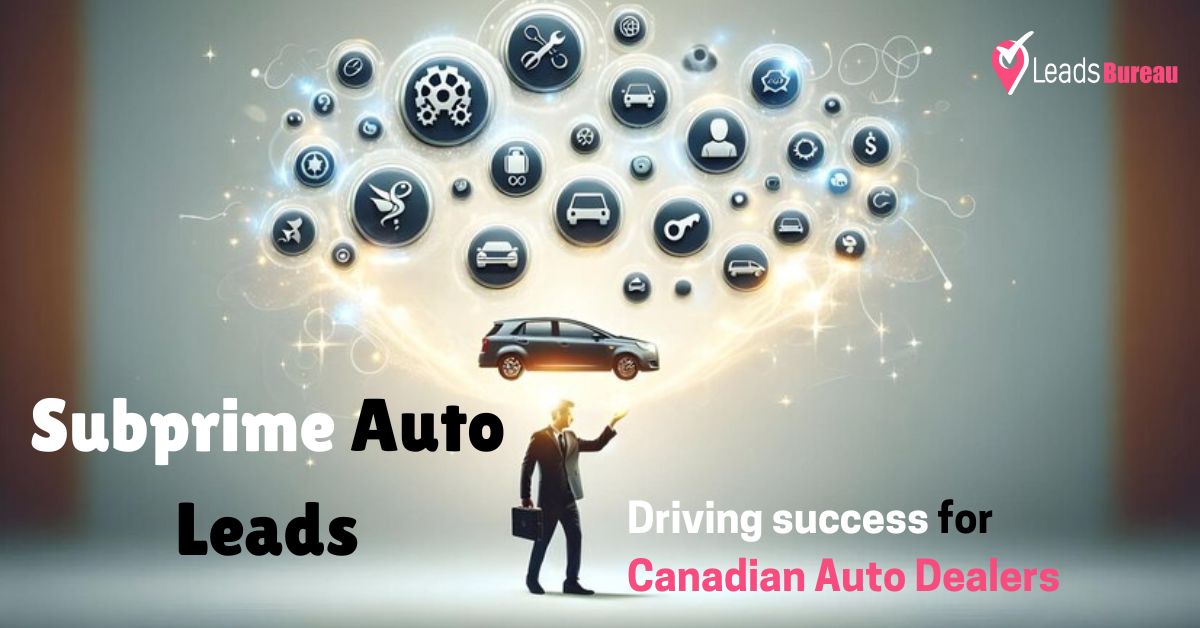 Shown text subprime auto leads Canada