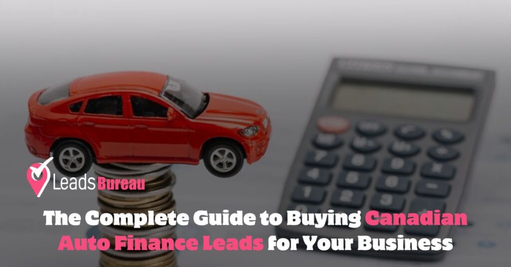 Canadian Auto Finance Leads